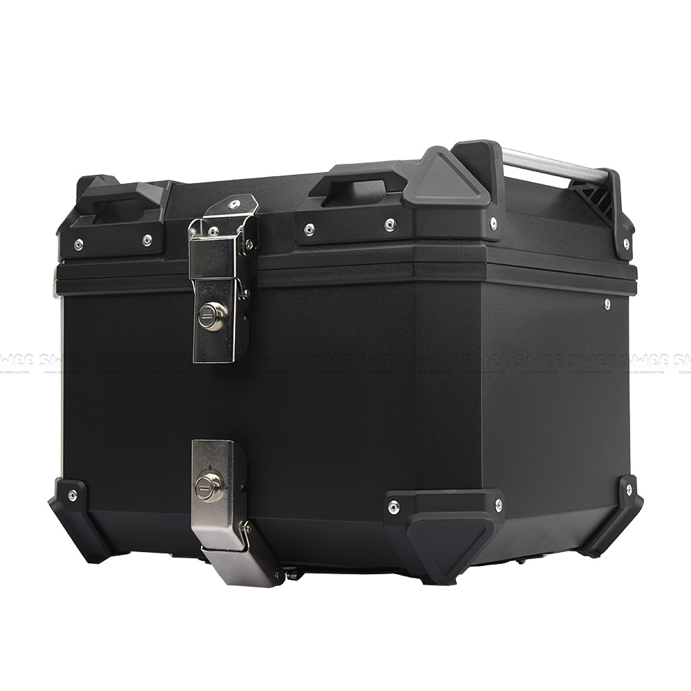 45L flat plastic quick release motorcycle trunk trunk non-aluminum alloy battery electric car storage box