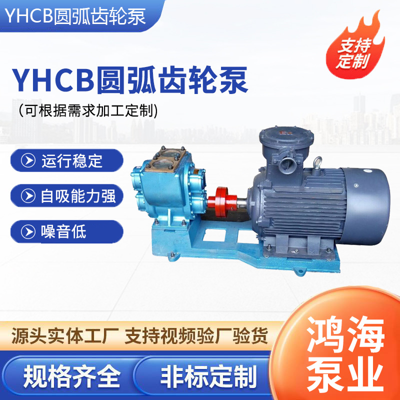 定制YHCB圆弧工业齿轮泵铜轮防爆油罐汽车润滑油保温油泵变频