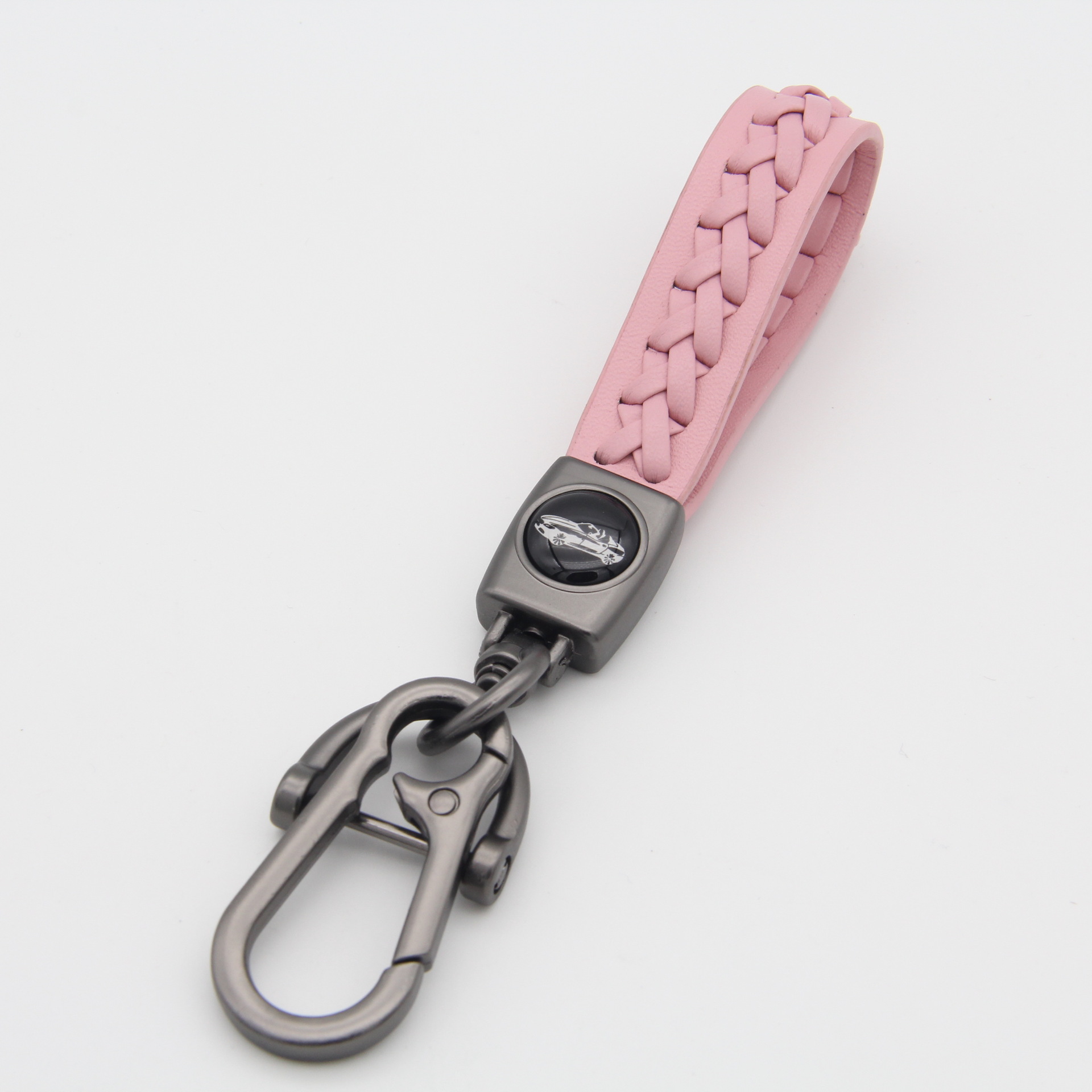 Simple cuerda trenzada llavero de coche de piel de oveja de alta calidad de cuero llavero transfronterizo minería caliente accesorios de regalo al por mayor