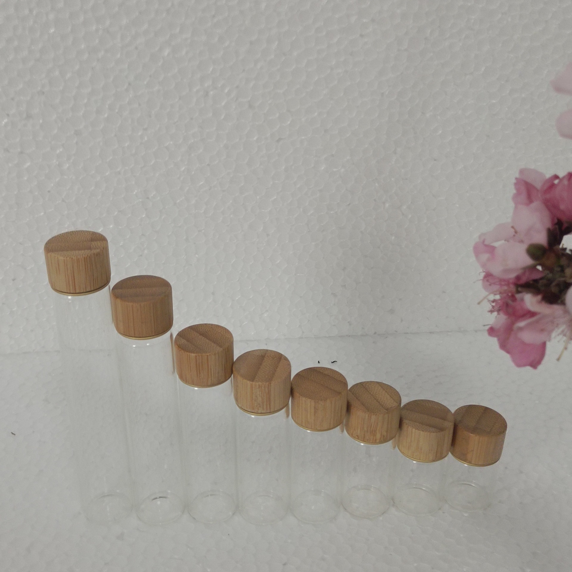 5ml玻璃小瓶 带盖密封瓶 藏红花瓶子 沉香瓶药粉瓶10毫升药水瓶