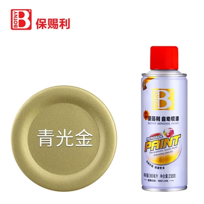 Baotili Gold Spray Paint Bronze Color Avtomobil boyası - 139-blue-light-gold-360mlbottle