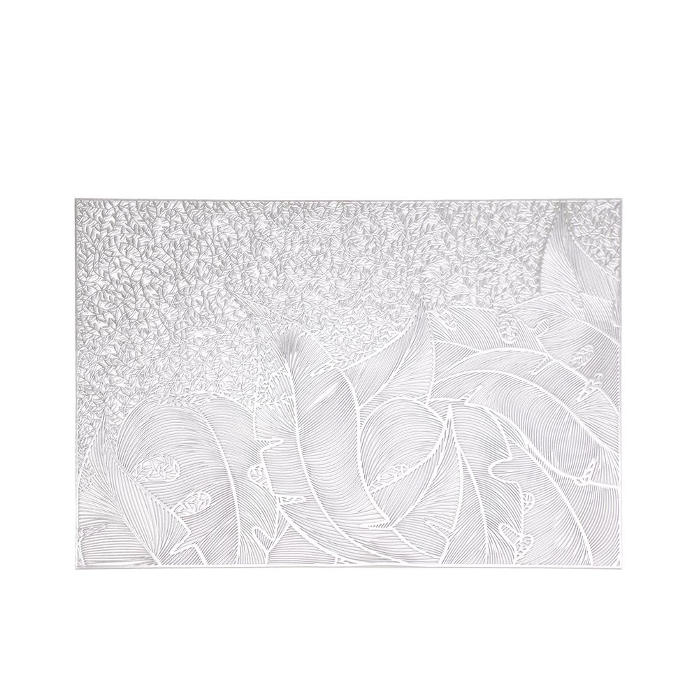 Hoja hueco almohadilla de mesa PVC almohadilla de mesa nórdica aislamiento térmico almohadilla de mesa de oro almohadilla de mesa de taza europea almohadilla de mesa occidental