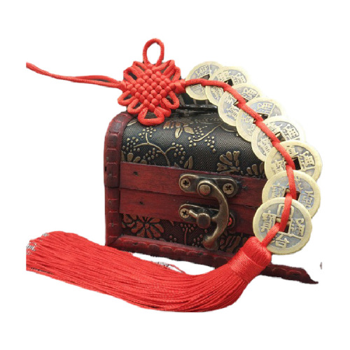 Ancient coins, Five Emperors coins, copper coins, hand-woven Five Emperors coins pendants, copper coin craft ornaments directly supplied from the manufacturer