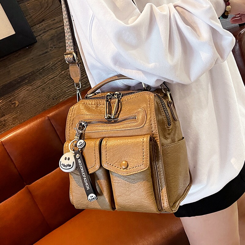 Small Multi-Functional Backpack 2025 New Niche Design Backpack Fashionable Three-Purpose Shoulder Crossbody Handbag