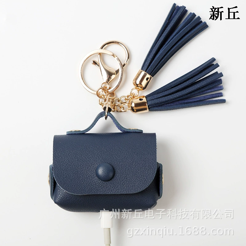 Заводская прямой продаж tassel кожа сумка подходит для Apple Airpods Xinqiu чехол для наушников