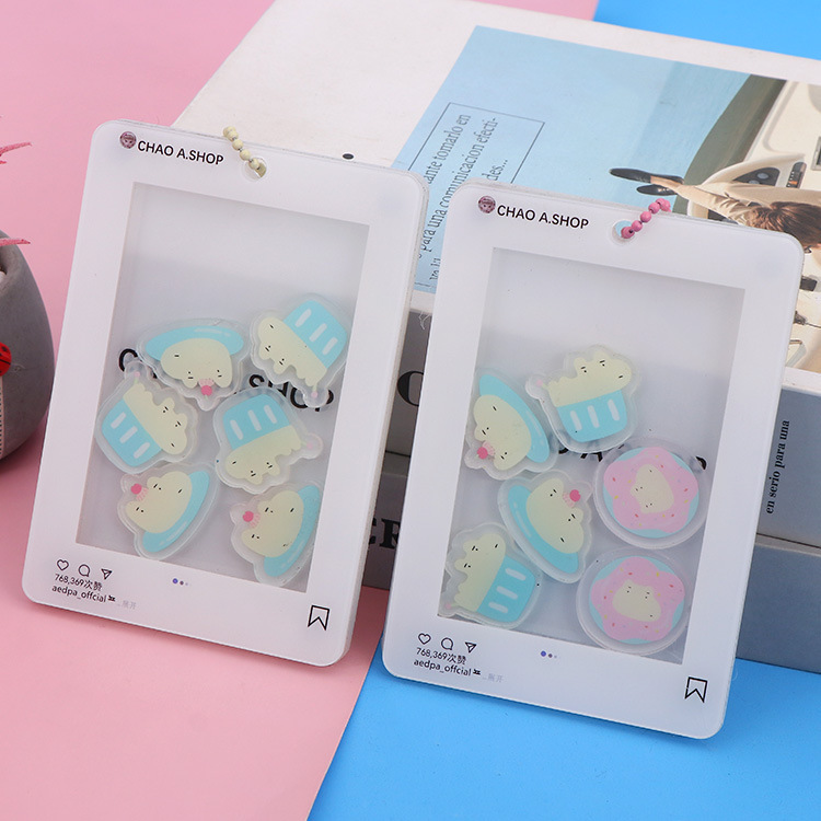 Ins風フォトフレームシーン創意透明アクリル立牌展示棚キーホルダーキーホルダー|undefined