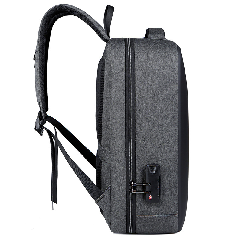 Multi-functional backpack, men's password lock, anti-theft schoolbag, student laptop bag, 15-inch and 16-inch with logo printing Application Scenario