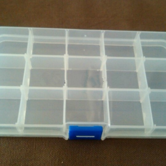Screw storage box jewelry box wholesale glasses accessories wholesale 15 grid storage box