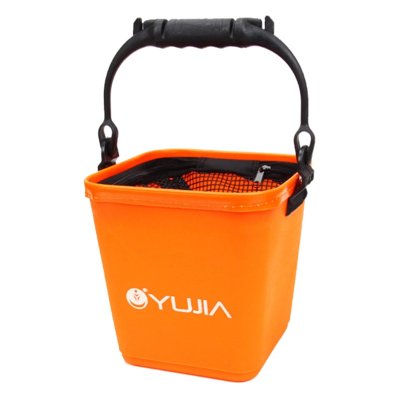 Factory supply one-piece forming bucket does not leak water fish bucket does not drop the bottom live fish bucket small size fish box fishing gear wholesale