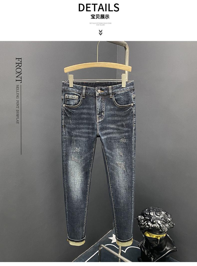 F1432 1830K QUẦN NAM ZHETYCH DÁNG ÔM BODY GỢI CẢM SEXY MÙA XUÂN THU ĐÔNG THỜI TRANG NAM JEAN BÒ G05 SẢN PHẨM MỚI