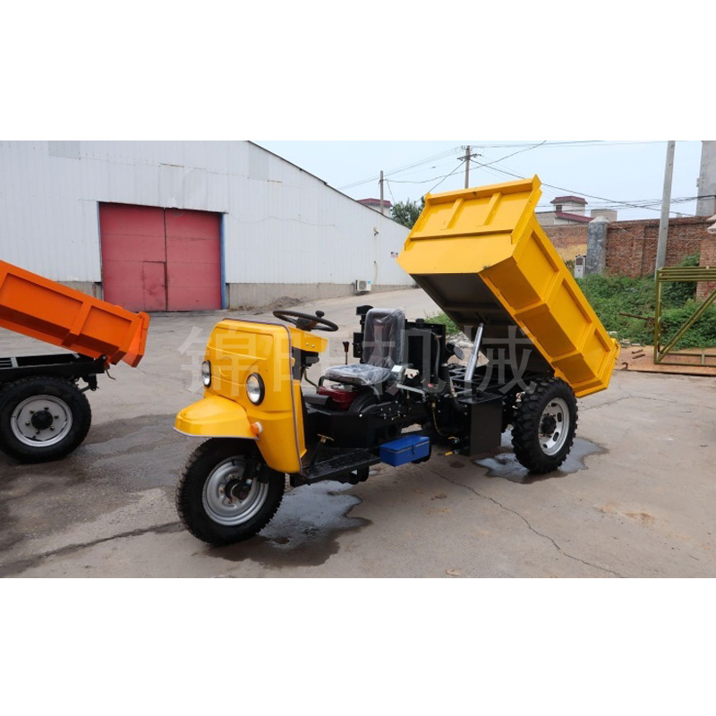 Vehículo de transporte de carga doméstico de alta potencia, camión de volcado diesel de granos agrícolas para el transporte del sitio de construcción