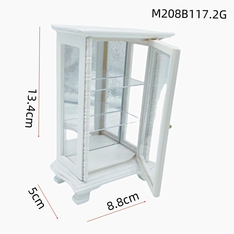 dollhouse  miniatures΢��ʳ��ģ�ͷ����������ľ�Ƴ���չʾ��