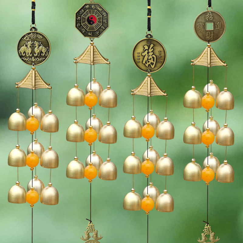 Campanello eolico decorativo da giardino per pace e prosperità_voghion.com