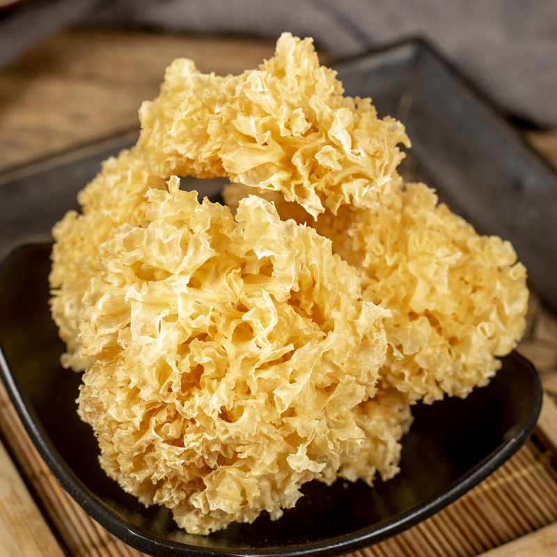 Fujian Gutian Tremella fresh dry goods bag 50g white fungus glutinous ear shape full taste soft glutinous manufactory delivery