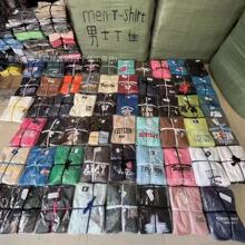 工厂价5元一件 实体店促销赶集摆地摊夏季男装T恤短袖尾货T-shirt