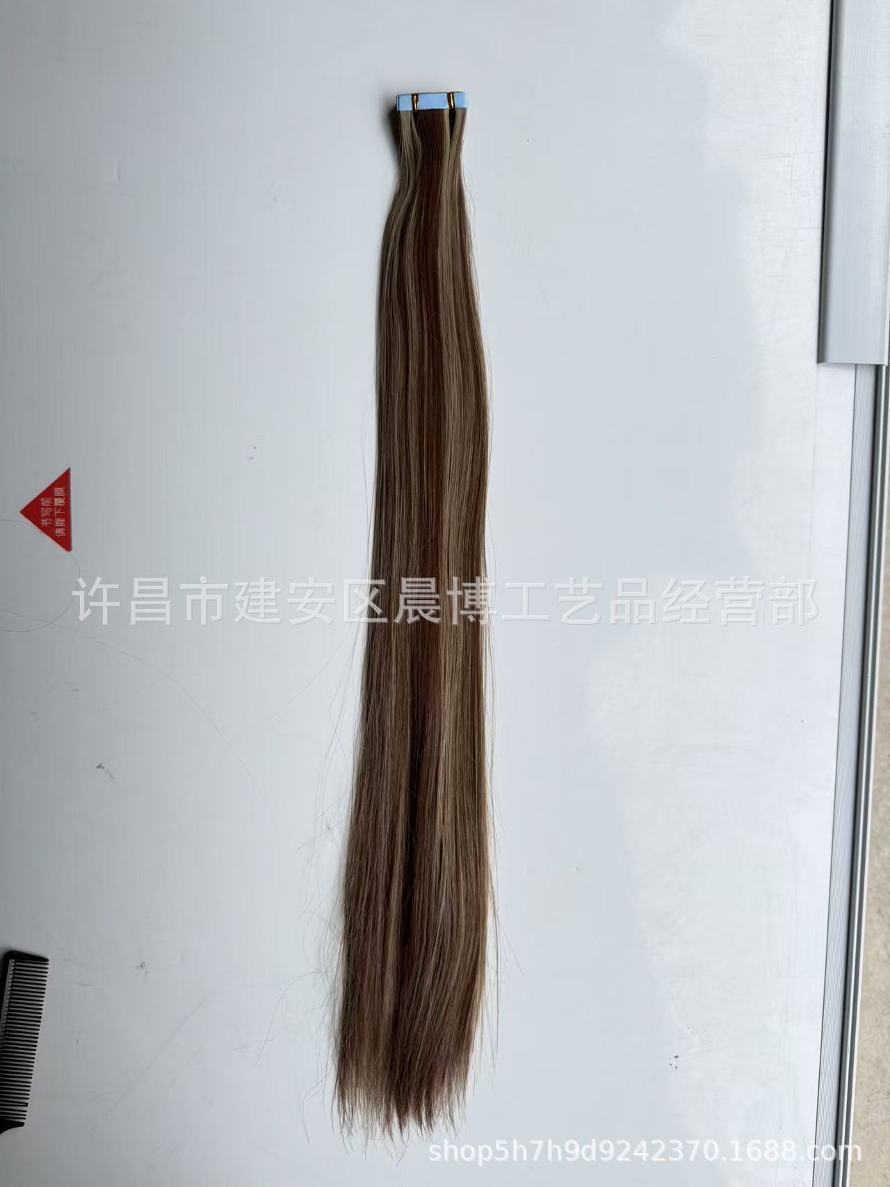 Película extensión de cabello peluca natural invisible sin rastro de fibra de viscosa europea Tape en extensiones