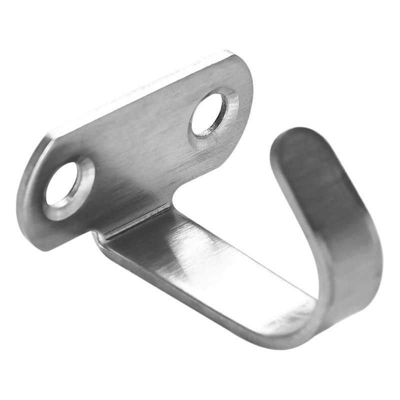 Wholesale stainless steel clothes hook top mounted hook solid hook family hotel kitchen bathroom single hook pendant
