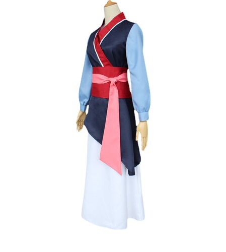 Wholesale Halloween Anime Mulan Cosplay Costume Male Version Anime Mulan Performance Costume