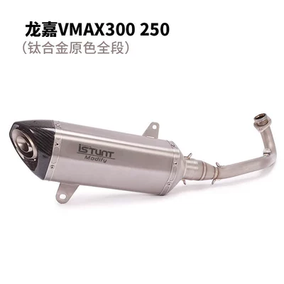 Exhaust Pipe Longjia XDV250Si | Exhaust pipe - longjia-vmax-300250-titanium-alloy-original-color-edition