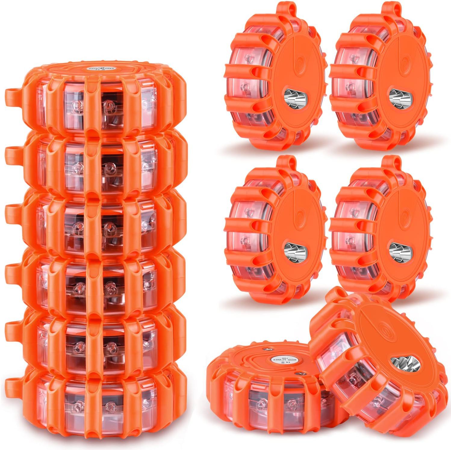 Transfronteriza suministros especiales de automóviles luz de emergencia barricada luz de advertencia giratoria luz de flash 12 + 3 LED luz de advertencia de tráfico image 7