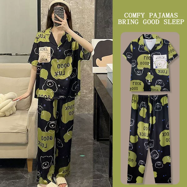 D.M-79 short green bear cardigan