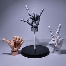 1:1仿真手掌美术生绘画参考素体手模型可动手指关节摆件 盒装手办