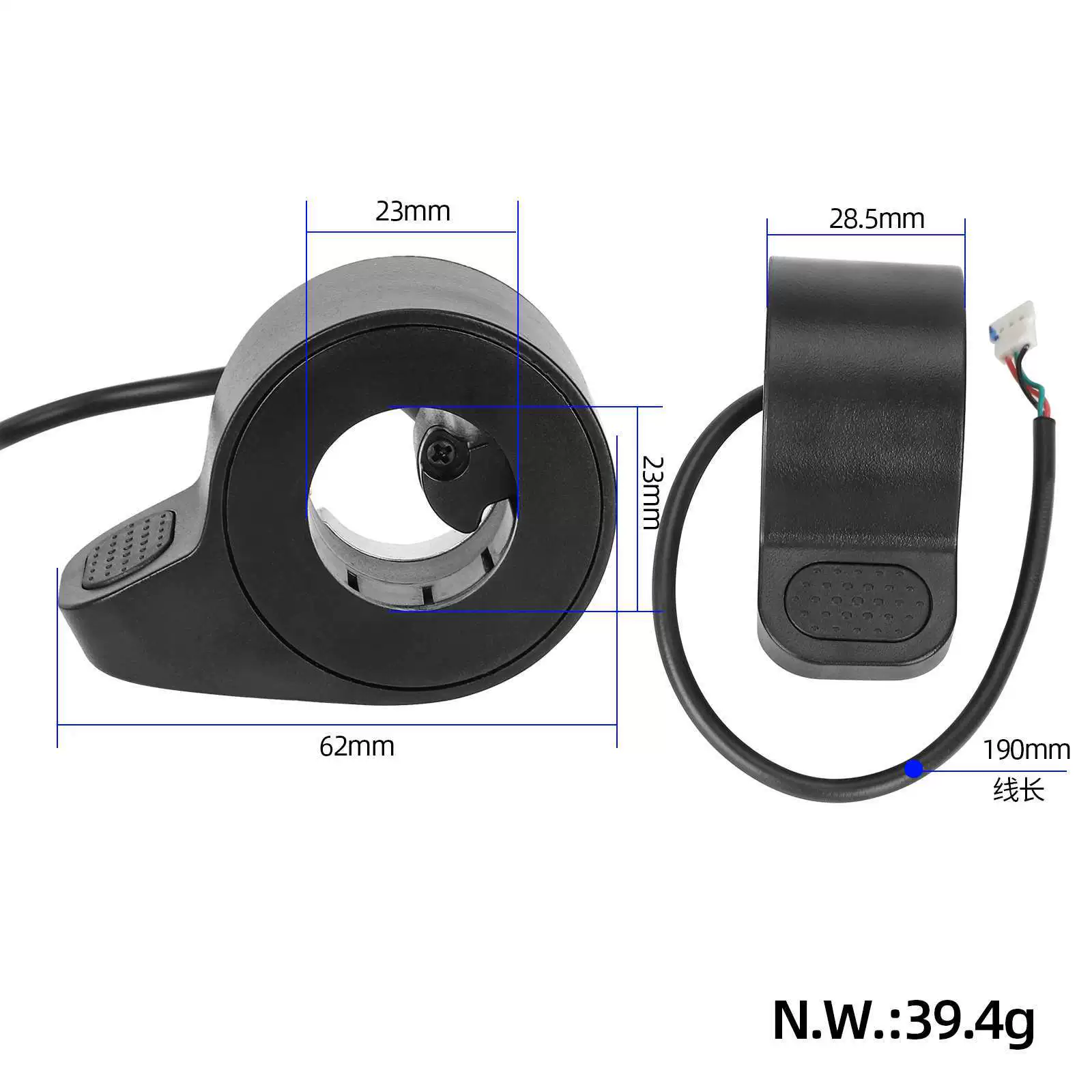 Clone version m365pro1Spro2 scooter controller central control line instrument accelerator throttle headlight taillight