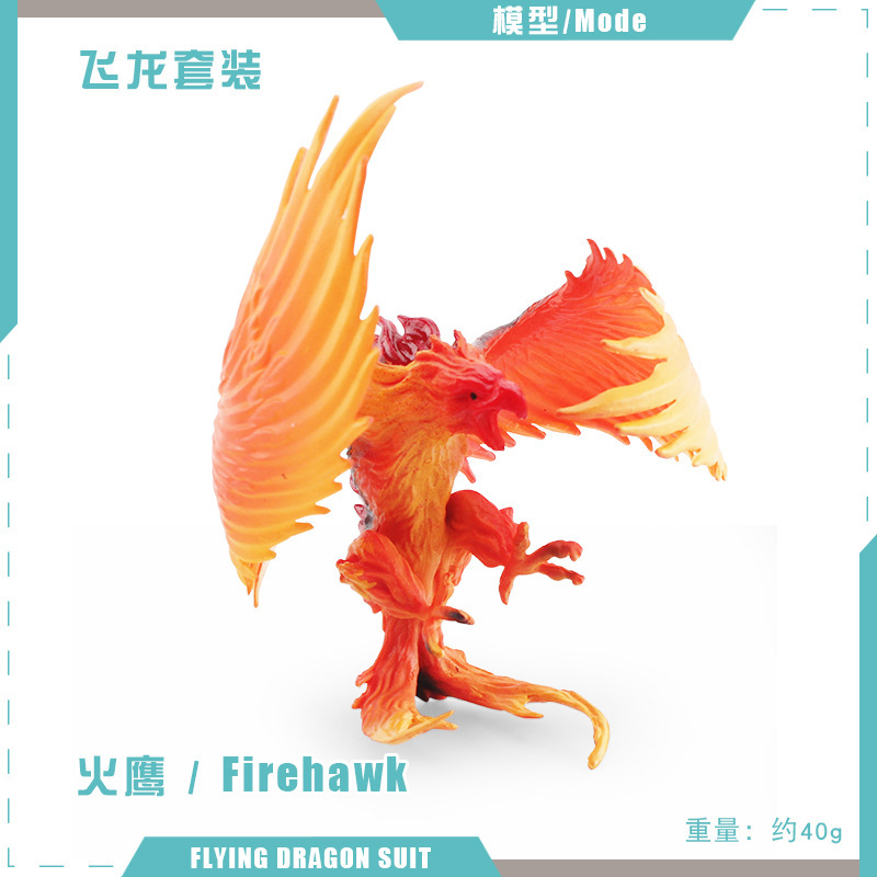 Exportación transfronteriza simulación de mitología occidental dragón modelo dragón de hielo dragón de acero fuego águila lobo dragón adornos estáticos de escritorio