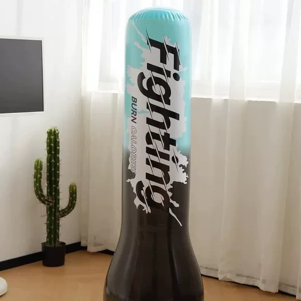 Children's boxing equipment, kids' boxing trainer, inflatable home-use tumbler, baby exercise educational toy for ages 3-10
