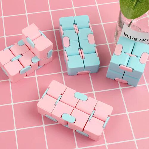 Cross-border unlimited Rubik's Cube decompression, versatile Twister Pocket Rubik's Cube, creative macaron flip Rubik's Cube educational toy