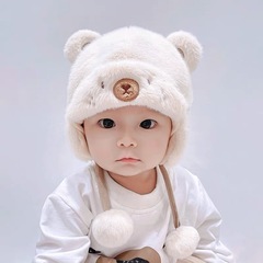 赤ちゃんの帽子は秋冬に厚くて暖かい耳の毛の帽子を保護します。