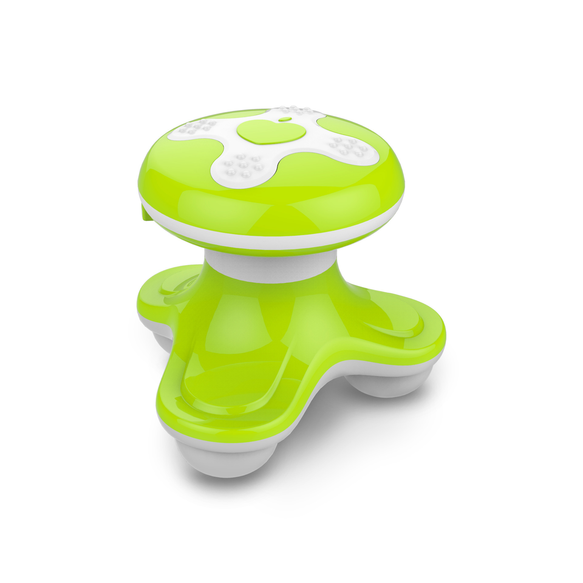 Ola de agua pequeño masajeador triangular MINI eléctrico vibración eléctrica de tres patas mini masajeador de mano fábrica