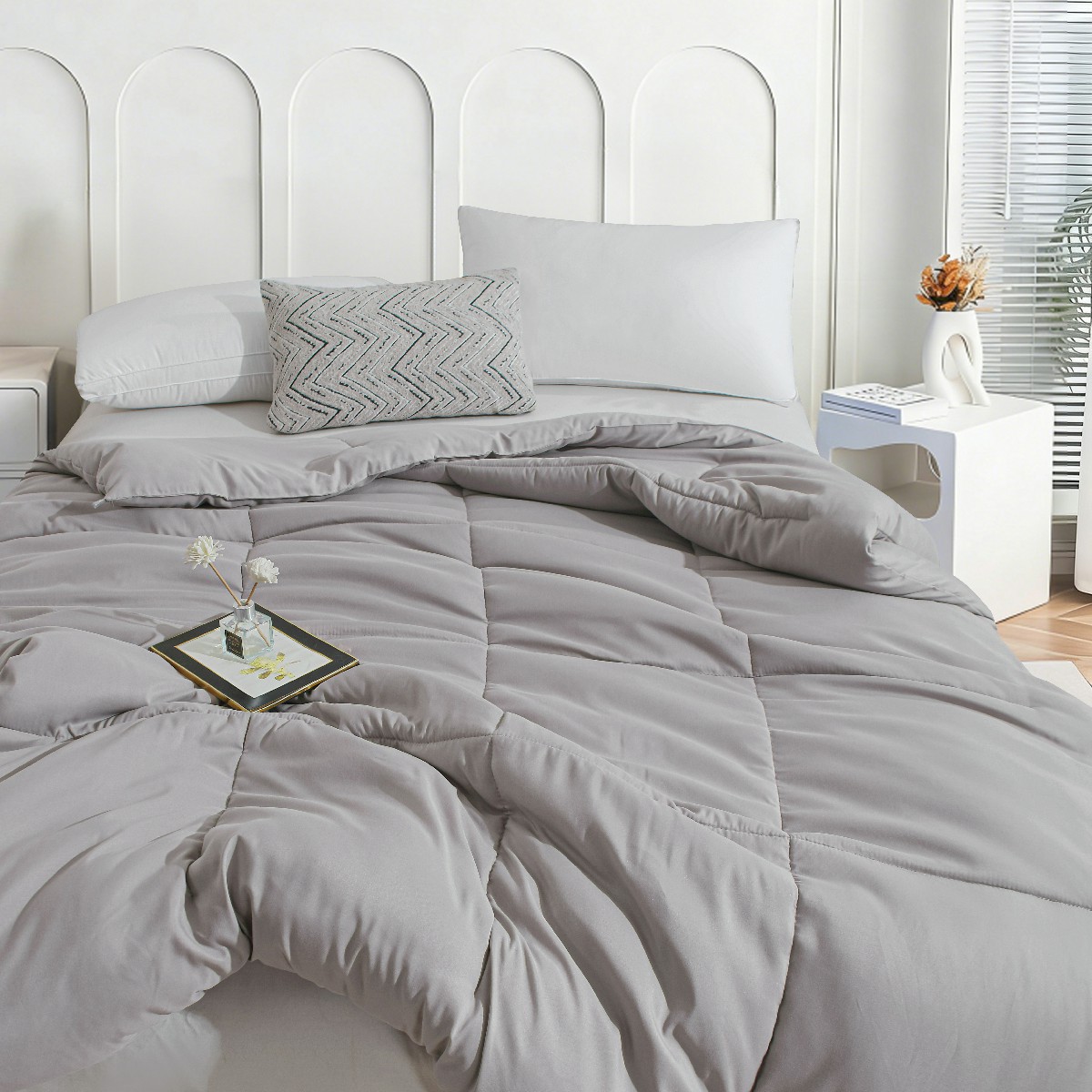 Winter Quilt, Thickened Warm Cotton Quilt, Double Air-Conditioned Quilt Core, Single Student Dormitory Hotel Thickened Spring and Autumn Quilt
