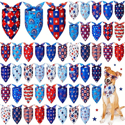 Memorial Day July 4th Day Party packs 50pcs Patriotic Dog|ms
