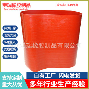 Large diameter silicone soft connection high temperature resistant wire plus steel wire large diameter silicone tube industrial transparent food grade