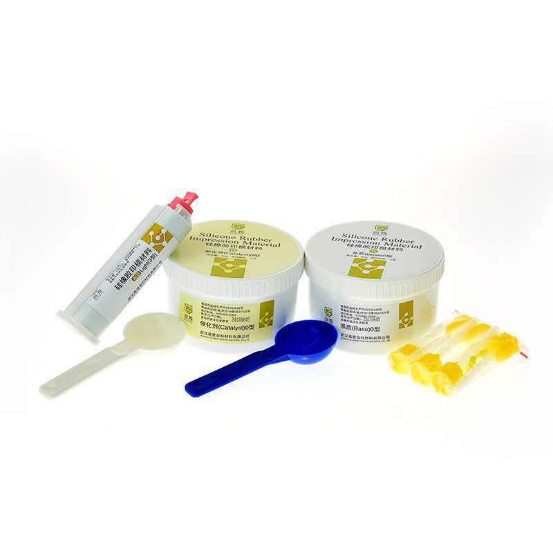 Material de impresión de goma de silicona dental Guan Ya tipo de adición dental pistola de peso ligero material de película de impresión mixta impresión inicial tipo O