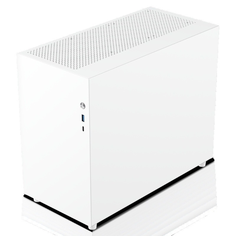 Cross -border desktop TYPEC interface glass side sea transparent view room host computer mini -chassis ITX chassis
