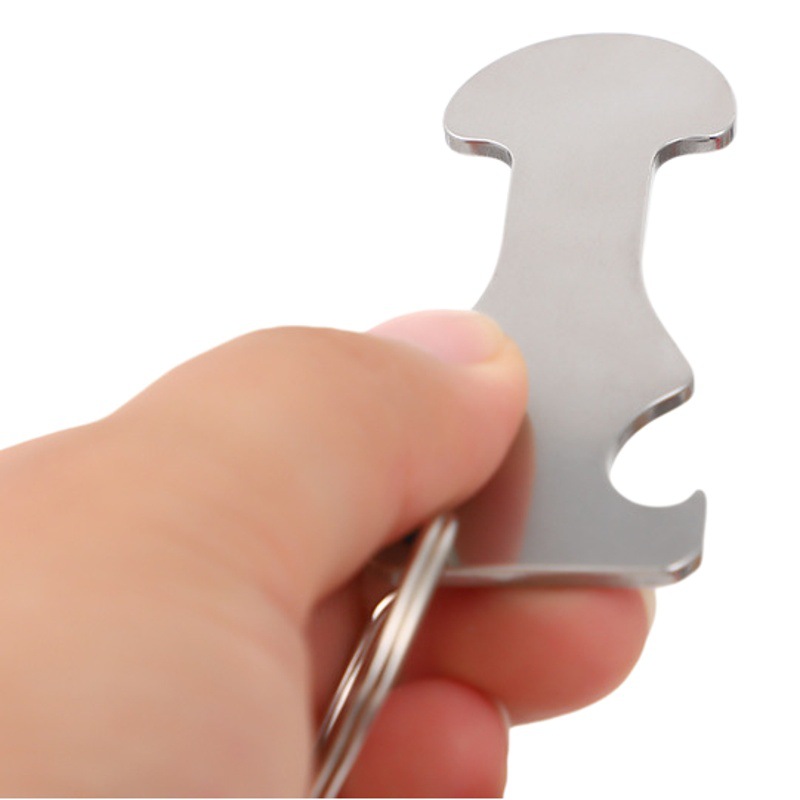 Foreign trade supply pendant anti-lost label key card European and American cross-border supermarket cart token bottle opener key chain