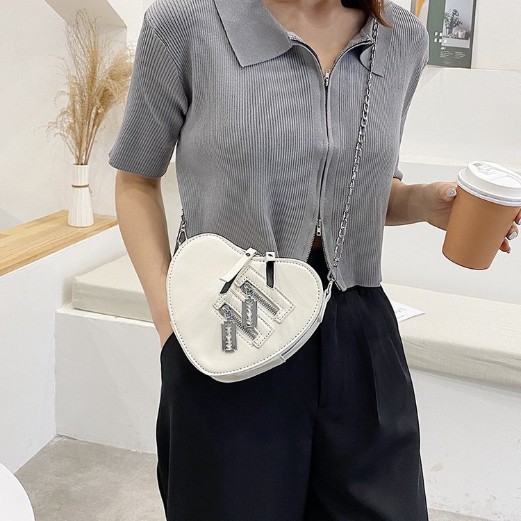 Japonés Harajuku lindo amor uniforme bolsa suave chica estudiante hombro bolsa de mensajero chica pu bolsa pequeña bolsa de viajero