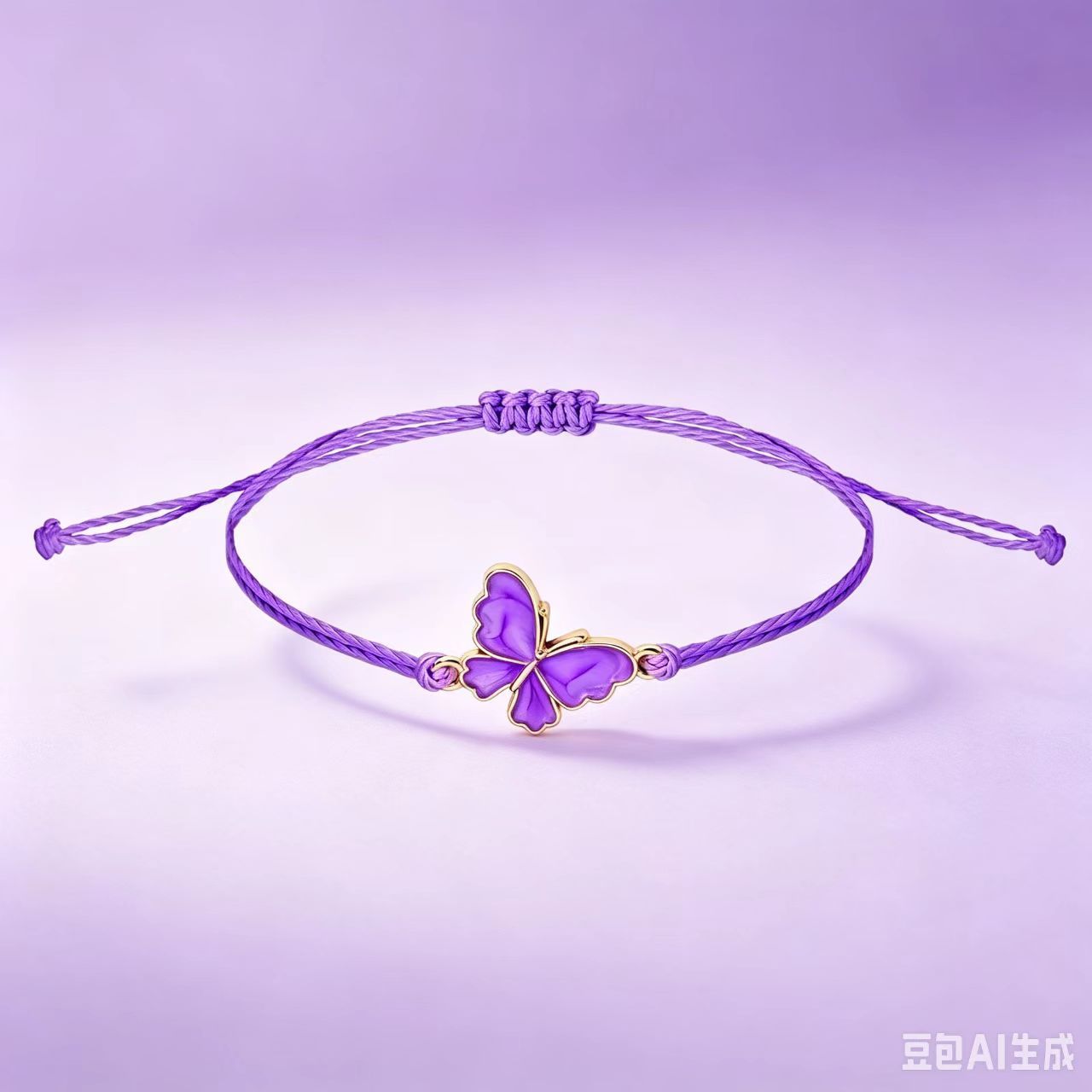 Pulsera Tejida de Mariposa en Aleación de Zinc para Parejas image 9