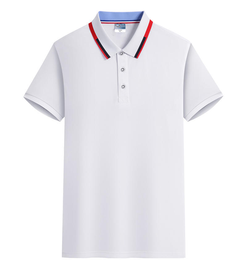 Camiseta de la empresa Camiseta publicitaria del empleado Ropa de trabajo de manga corta Ropa de trabajo Polo Camisa de logotipo impresa personalizada solapa