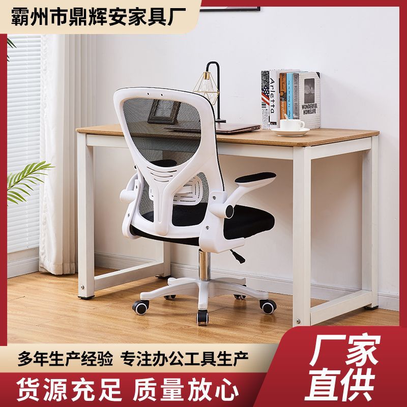 Ll Silla para computadora Silla para aprendizaje en el hogar Silla de trabajo sedentaria con respaldo y transpirable Silla ergonómica para oficina