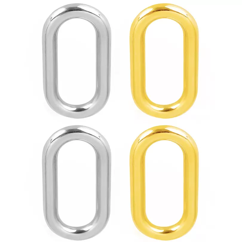 304不锈钢简约百搭吊坠 diy项链手链小配件 圈圈坠饰挂件饰品现货