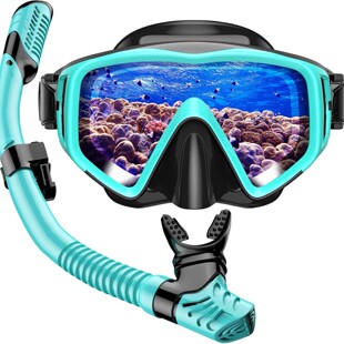 New manufacturers wholesale adult snorkeling suit diving goggles folding breathing tube full dry breathing tube snorkeling equipment
