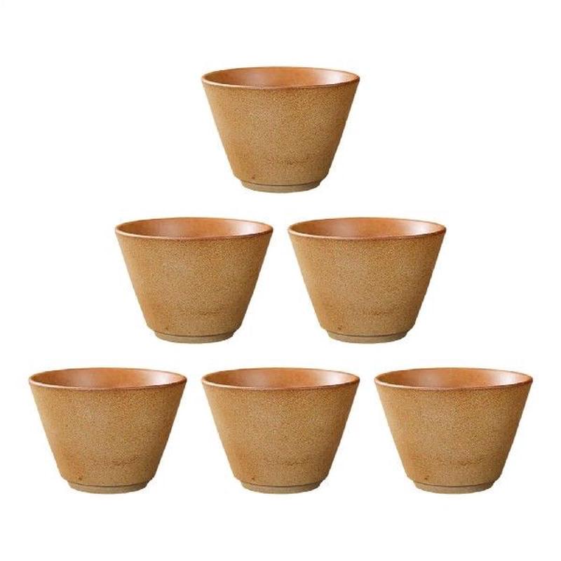 6Pcs Ceramic Tea Cup Set Traditional Multipurpose Kung Fu