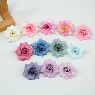 Autumn Horn rose flower ethnic hair accessories production photography props Flower box Garland accessories simulation small flower handmade materials
