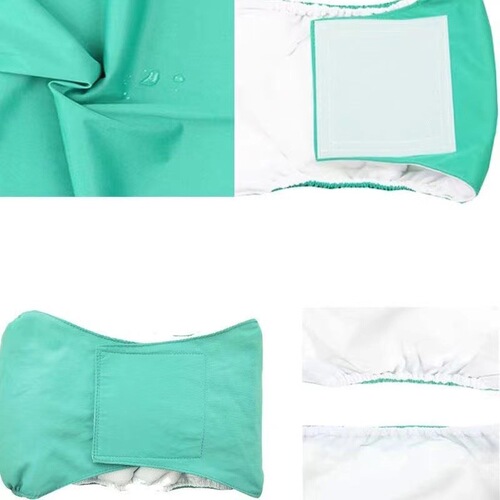 Pet Dog Diapers, Physiological Pants, Absorbent Adjustable for Cats and Dogs, Washable Reusable, Waterproof