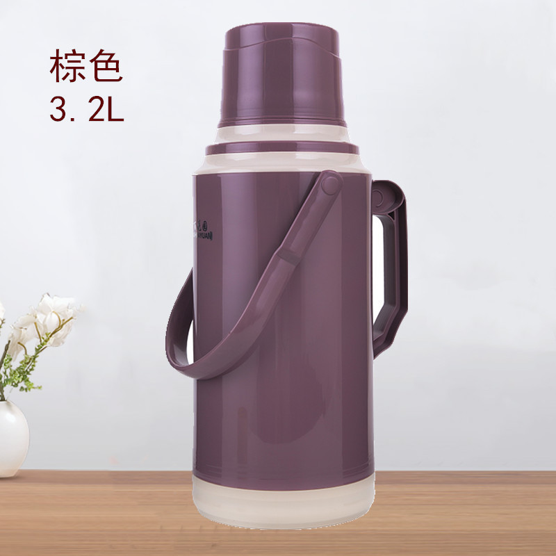 魔法瓶家庭用大容量魔法瓶魔法瓶革学生寮普通大型茶瓶プラスチックシェル|undefined