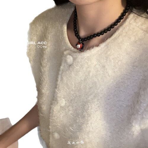 Summer Dopamine Series - Colorful Fun Necklace Sweet Cool Female Accessory Korean Style Ins Unique High-End Clavicle Chain