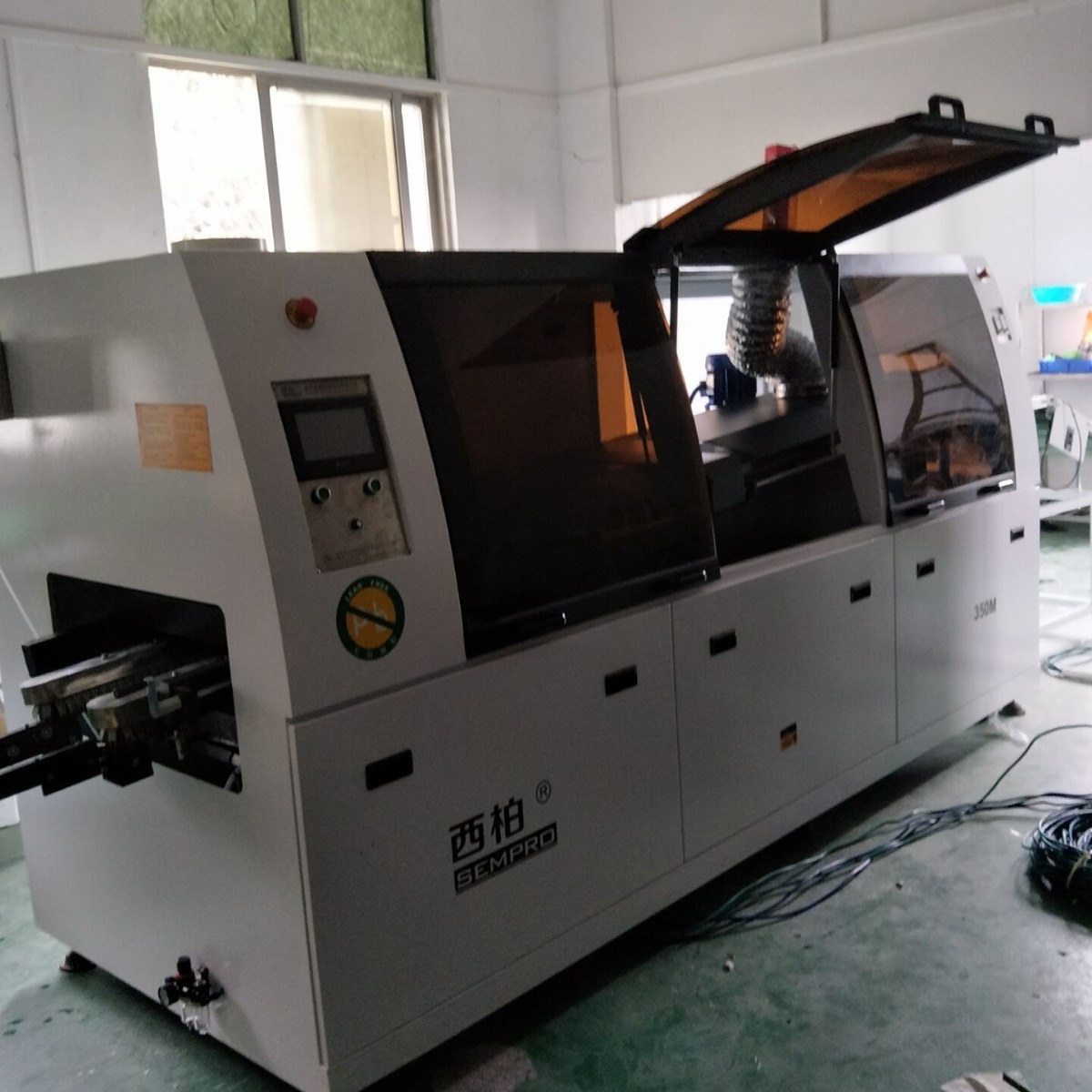 观澜波峰焊厂家供应350M大型双波峰焊机可改小型锡炉